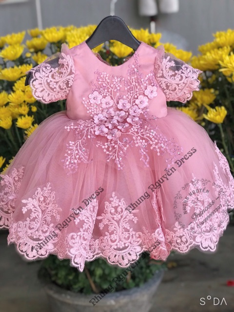 Váy công chúa  thiết kế cao cấp mã CC01