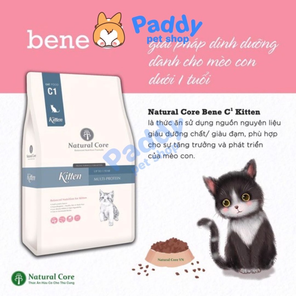 Hạt Hữu Cơ Natural Core Kitten Cho Mèo Con