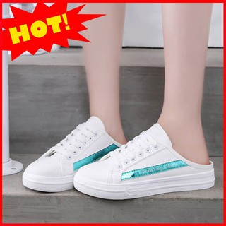 GIÀY THỂ THAO NỮ KHÔNG CỔ - HỞ GÓT SIÊU XINH - G83