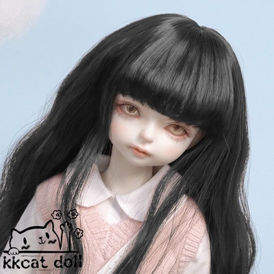 Kk Bộ Tóc Giả Xoăn DW004 bjd Cho Búp Bê Tỉ Lệ 1 / 3