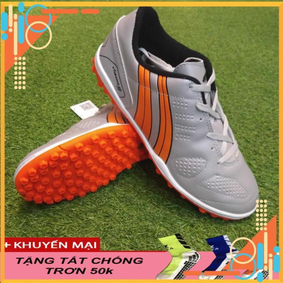 Giày đá banh chính hãng Pan Vigor 9 TF - Bạc Cam Hot NEW ⁶ ' $ ' ᵛ # 1 , ,