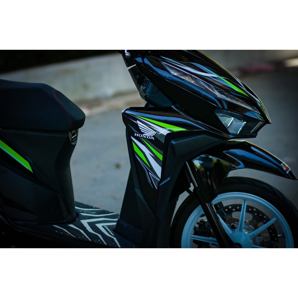 Tem rời vario đen trắng xám xanh mới