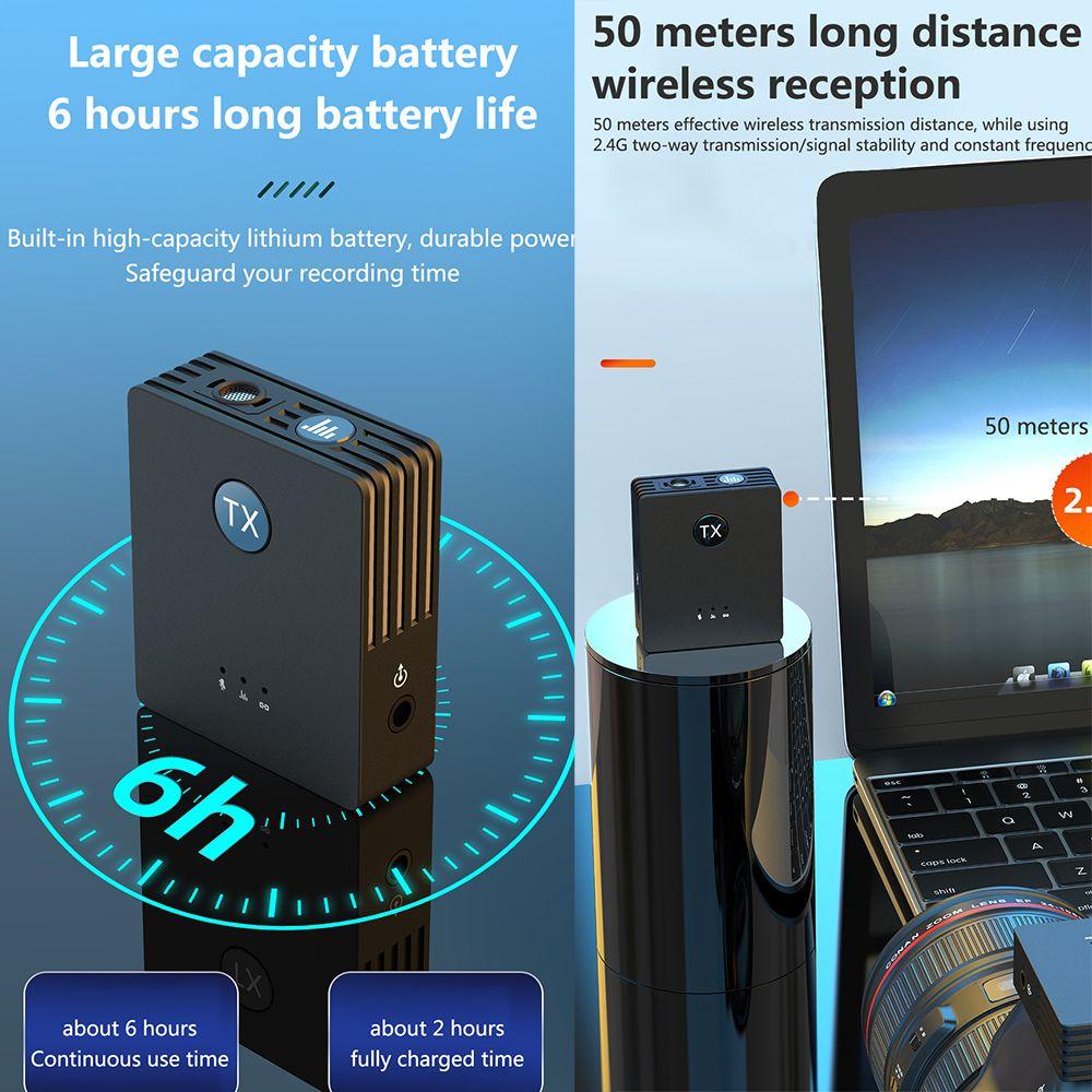 Micro Không Dây Nhỏ Gọn Giảm Tiếng Ồn Thời Trang