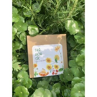 Trà hoa cúc hữu cơ sấy lạnh kèm đường phèn táo đỏ kỷ tử gói tiện lợi