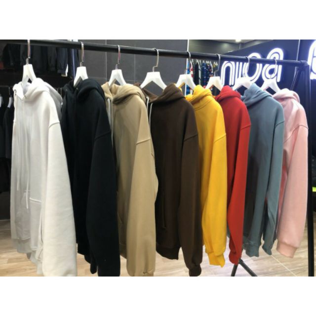 Áo hoodie trơn nỉ bông có mũ siêu đẹp MS005 | BigBuy360 - bigbuy360.vn