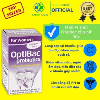 [ Ưu đãi follower giảm ngay 10k] Men vi sinh Optibac tím Optibac Probiotics For Women, UK Anh Quốc 30v/ giảm vi