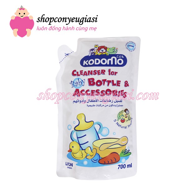  Nước Rửa Bình Sữa Kodomo 700ml - Thái Lan