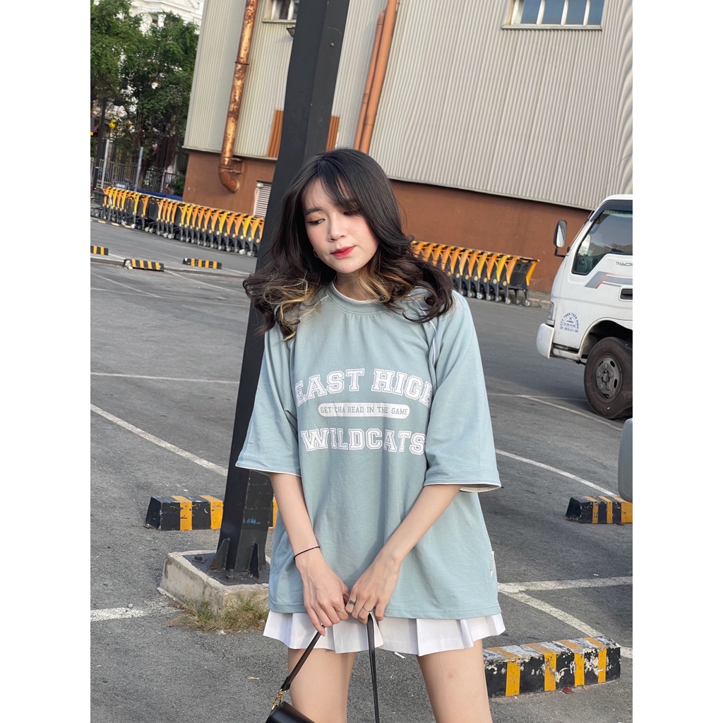 Áo Thun Cotton 100% HIGHT TEE Form Rộng Unisex Nam Nữ (Ảnh Thật/Có Sẵn) | BigBuy360 - bigbuy360.vn