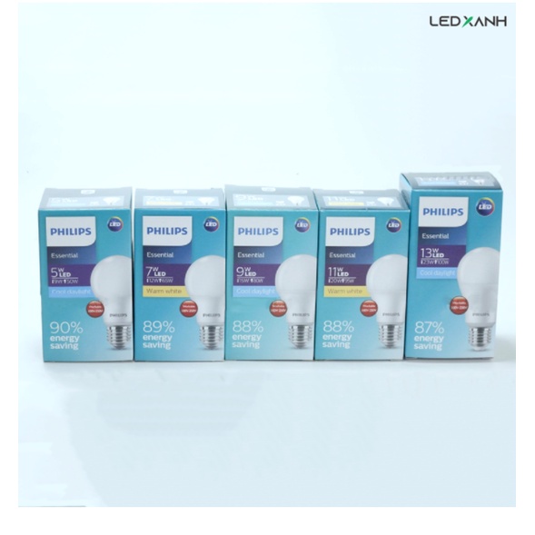 ĐÈN LED BULB E27 5W ESSENTIAL G5 - PHILIPS