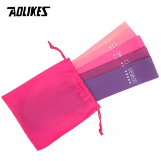 Bộ 5 Dây Miniband Cao Su Tập Chân Mông AOLIKES AL3608( kèm túi đựng)
