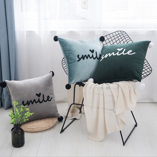 Vỏ Gối Sofa Trang Trí SMILE (45cmx45cm)
