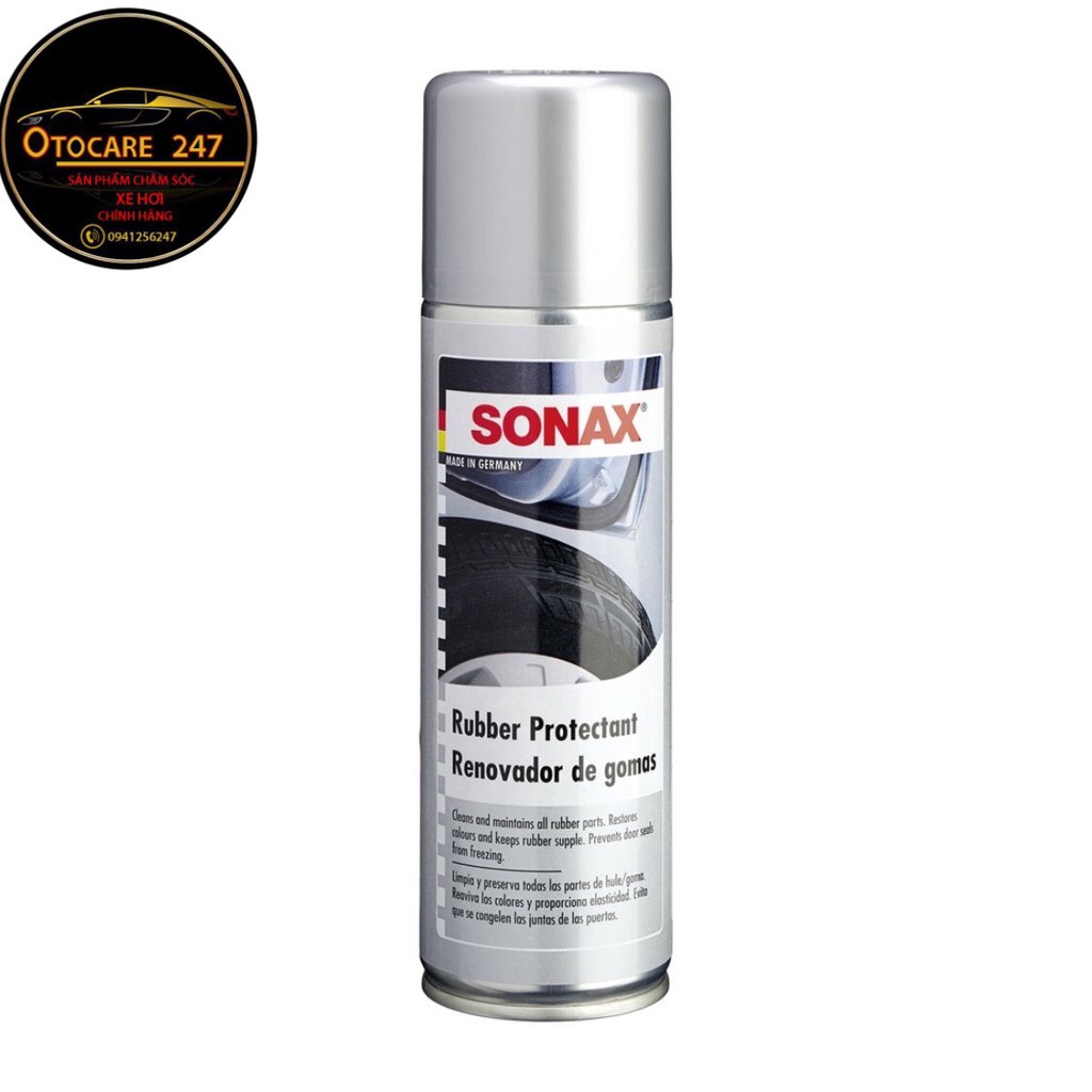 SONAX CHAI XỊT BẢO DƯỠNG CAO SU   - Otocare247
