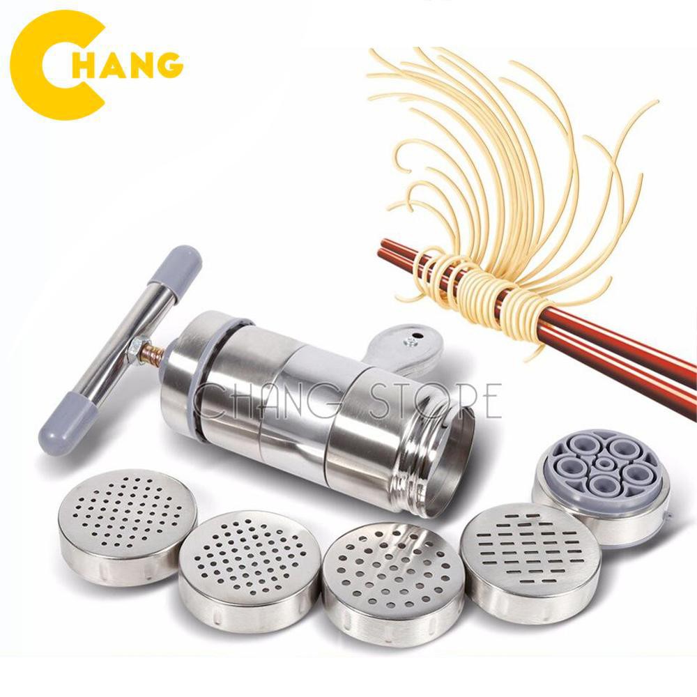 Dụng Cụ Làm Bún, Mỳ Tươi, Nui 5 Đầu Bằng Inox Đa Năng