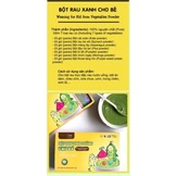 Bột rau củ sấy lạnh Dallahouse cho bé ăn dặm Combo 21 gói 3gr