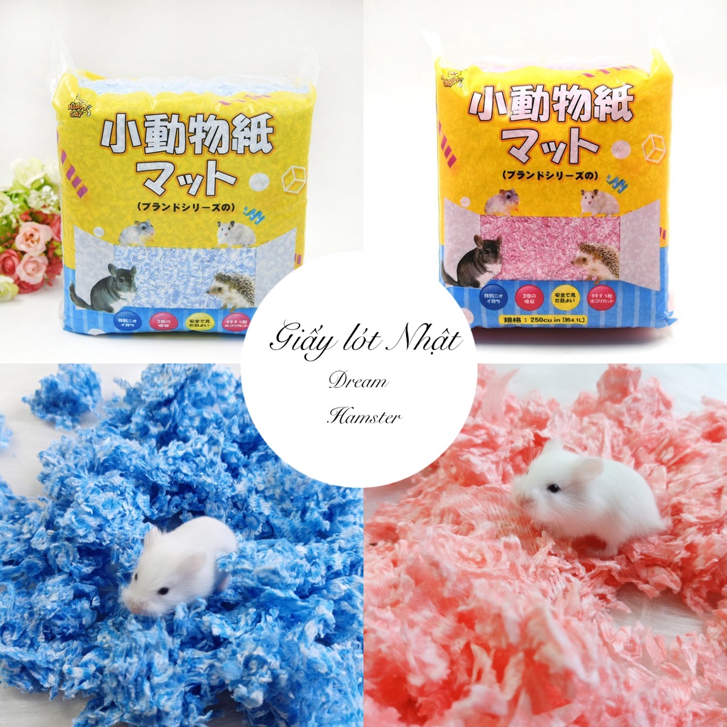 Giấy Nhật (Happy) lót chuồng không bụi cho Hamster, động vật nhỏ khác