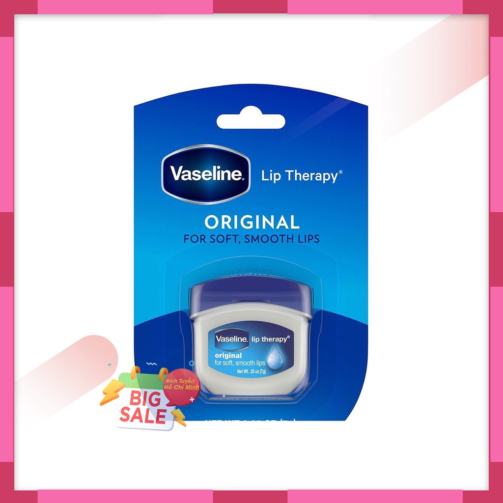 SÁP DƯỠNG MÔI VASELINE ORIGINAL - 7G