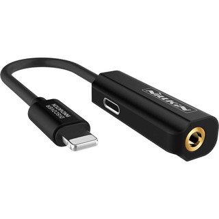 Dây cáp Adapter Nillkin chia cổng Lightning thành cổng sạc Lightning và Jack 3.5mm cho iPhone iPad - Hàng Chính hãng