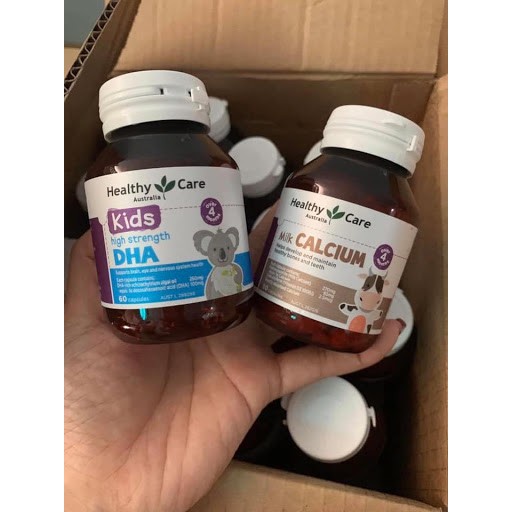 Viên Uống Bổ Sung DHA Của ÚC Cho Bé Healthy Care Kids DHA 60 Viên - TP067