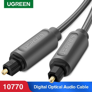Dây audio quang (Toslink, Optical) dài 2M UGREEN AV122 10770  (xám) - Hàng chính hãng
