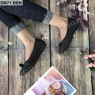 Giày búp bê kiểu mũi nhọn - Ảnh thật - DN 71 - Đen