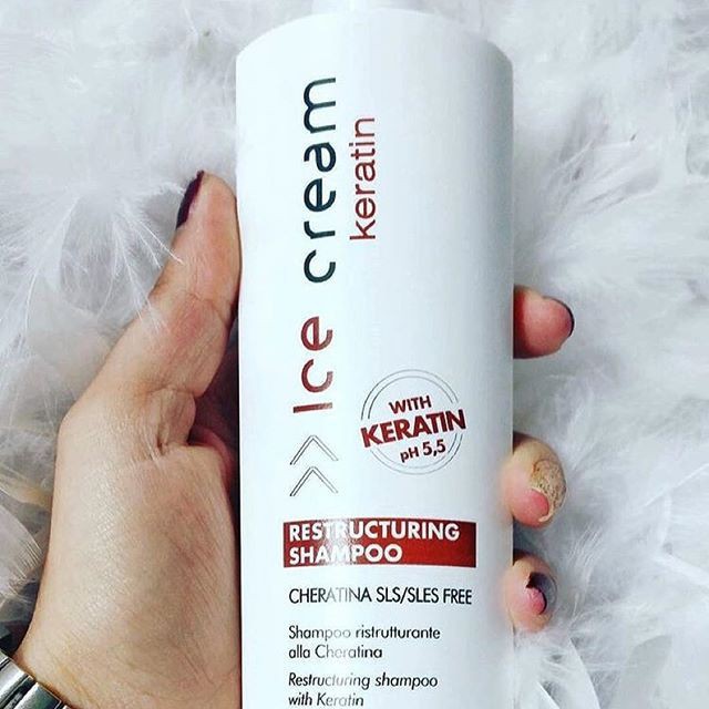 Dầu gội KERATIN INBERYA bổ sung tinh chất cho tóc yếu hư tổn 300ml