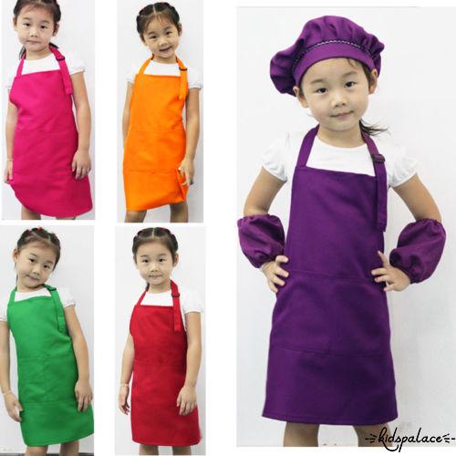 Tạp Dề Nấu Ăn Màu Sắc Xinh Xắn Cho Bé