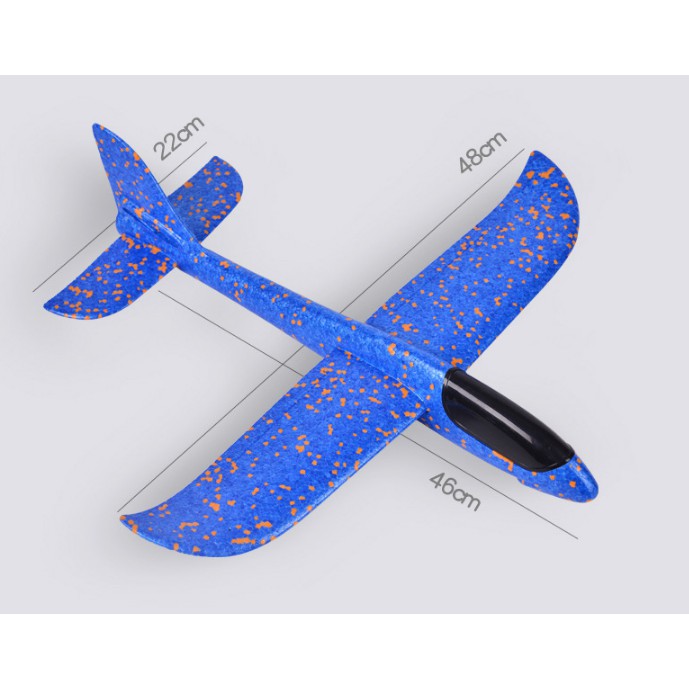 Máy Bay Xốp Ném Tay Cỡ Lớn 48cm - Máy Bay Đồ Chơi Cho Bé - Máy Bay Ngoài Trời 02032