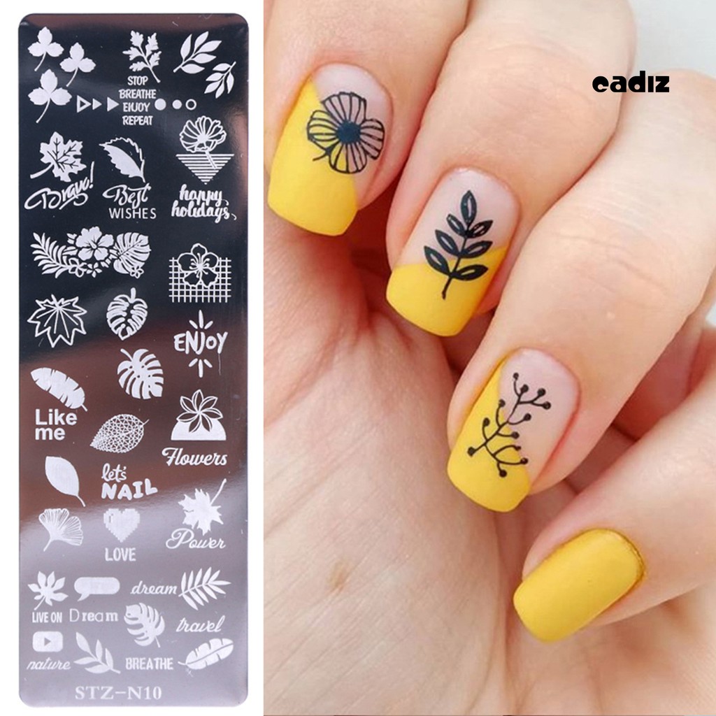 [Hàng mới về] Khuôn dập móng tay trang trí sinh động