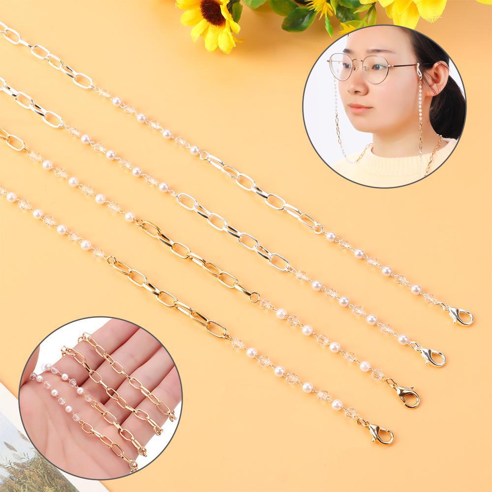 ESPO Dây Xích Kim Loại Đeo Mắt Kính Thời Trang