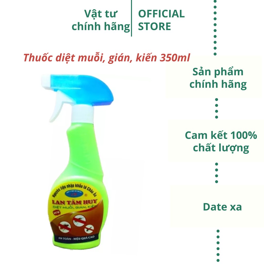 Thuốc xịt diệt muỗi, gián, kiến Lan Tâm Huy 350ml