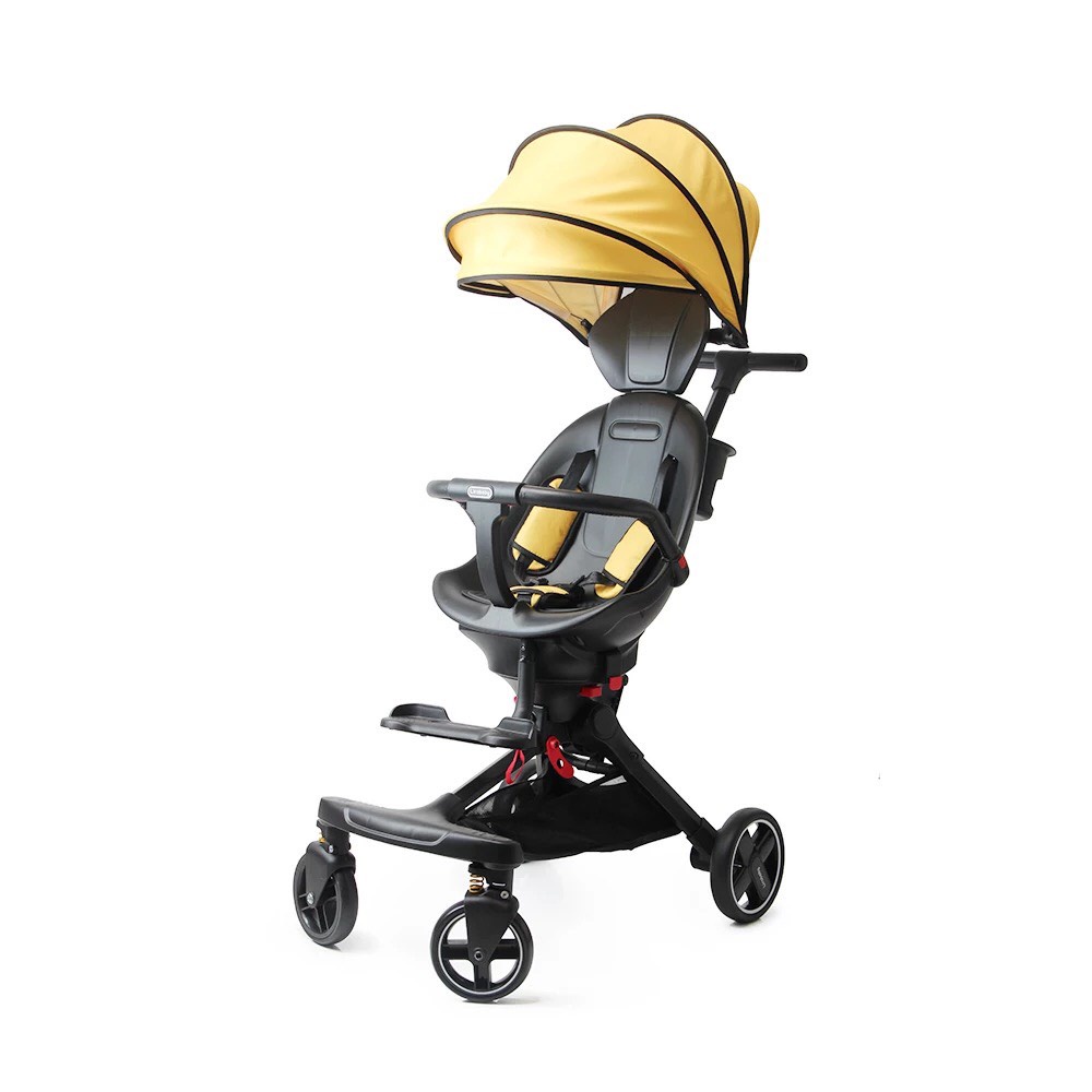 Xe đẩy cho bé, Xe đẩy em bé gấp gọn 2 chiều cao cấp