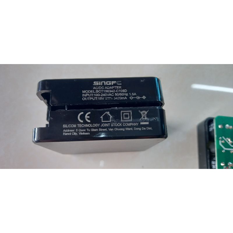 Mạch nguồn 19v 3,42a hàng chính hãng tặng kèm vỏ zin