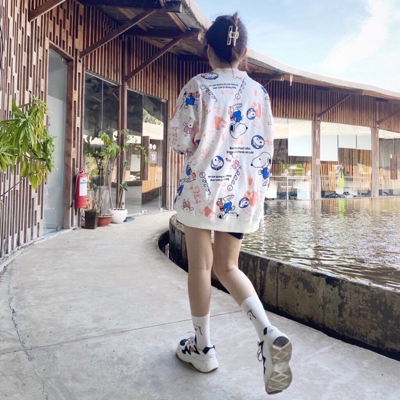 Mã FATHANG5 giảm 10K đơn 50K] Áo Cardigan Snoopy/Bembo hoạt hình siêu xinh♥️ unisex Nam nữ (Hình +Video thật 100%) | BigBuy360 - bigbuy360.vn