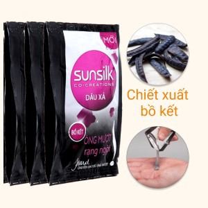 Dầu xả Sunsilk óng mượt rạng ngời 6.1ml x 12 gói