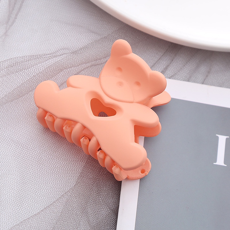 Kẹp tóc càng cua cỡ vừa hình gấu ngộ nghĩnh dễ thương cho nữ KCG