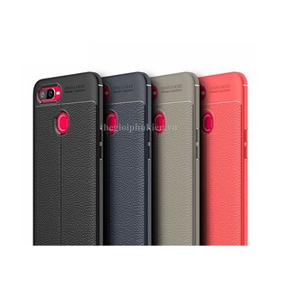 Ốp lưng OPPO A5s, OPPO F9,OPPO A7, OPPO A12 2020 silicon giả da, chống sốc Auto Focus