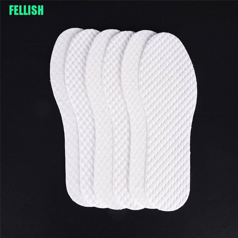 (Hàng Mới Về) Bộ 3 Cặp Đệm Lót Giày Mềm Mại Chống Trượt Sử Dụng Một Lần