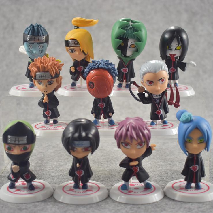 SET 11 MÔ HÌNH NARUTO AKATSUKI CỰC CHẤT