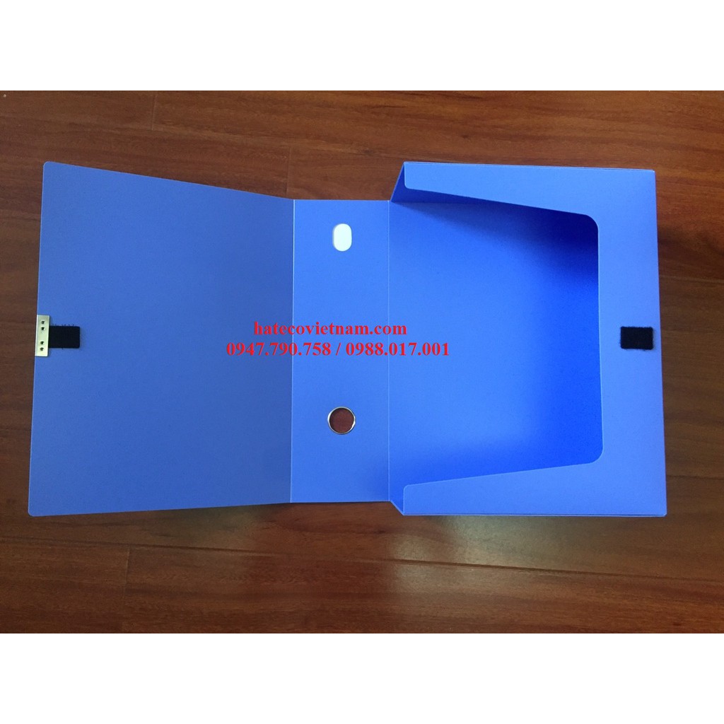 Cặp hộp nhựa Deli 10.5cm 38117 - Bìa hộp - File hộp
