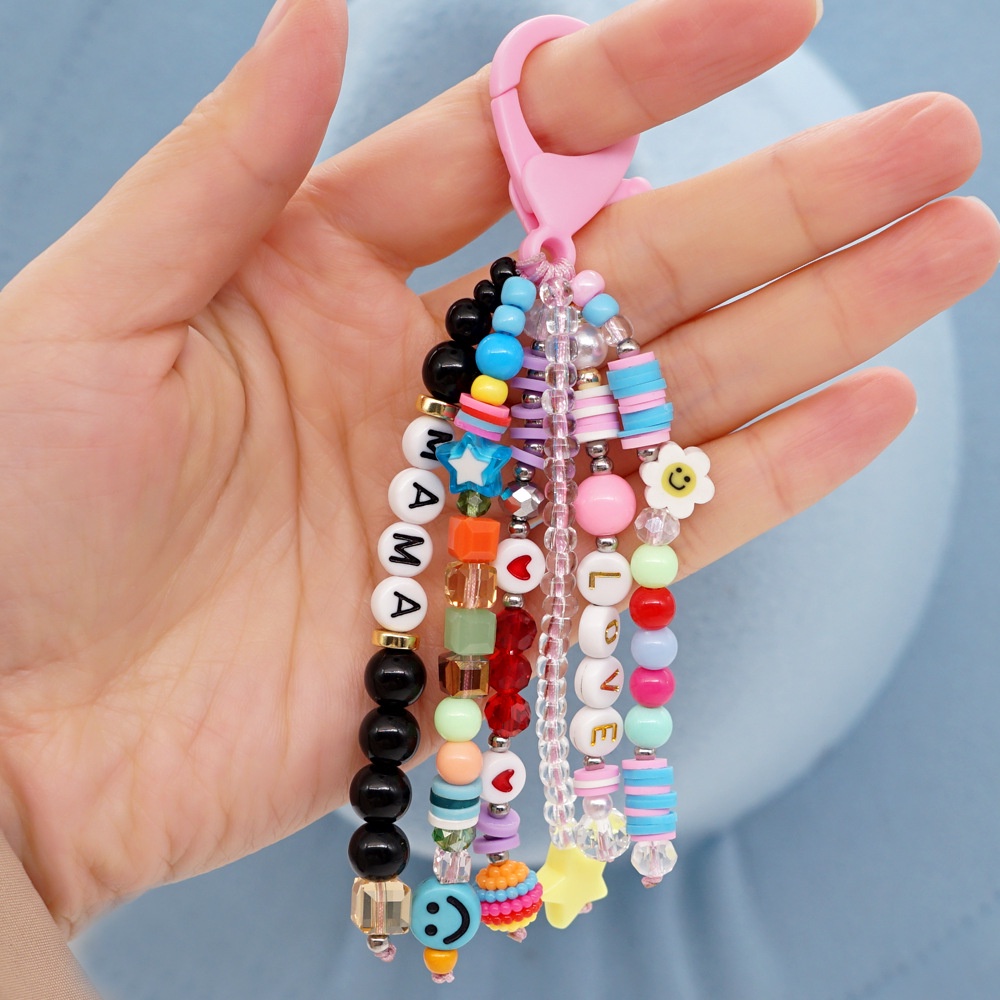 Móc Khóa Hạt Nhựa Resin Dễ Thương Trang Trí Túi Xách/Túi Xách Quà Tặng Ngày Của Mẹ