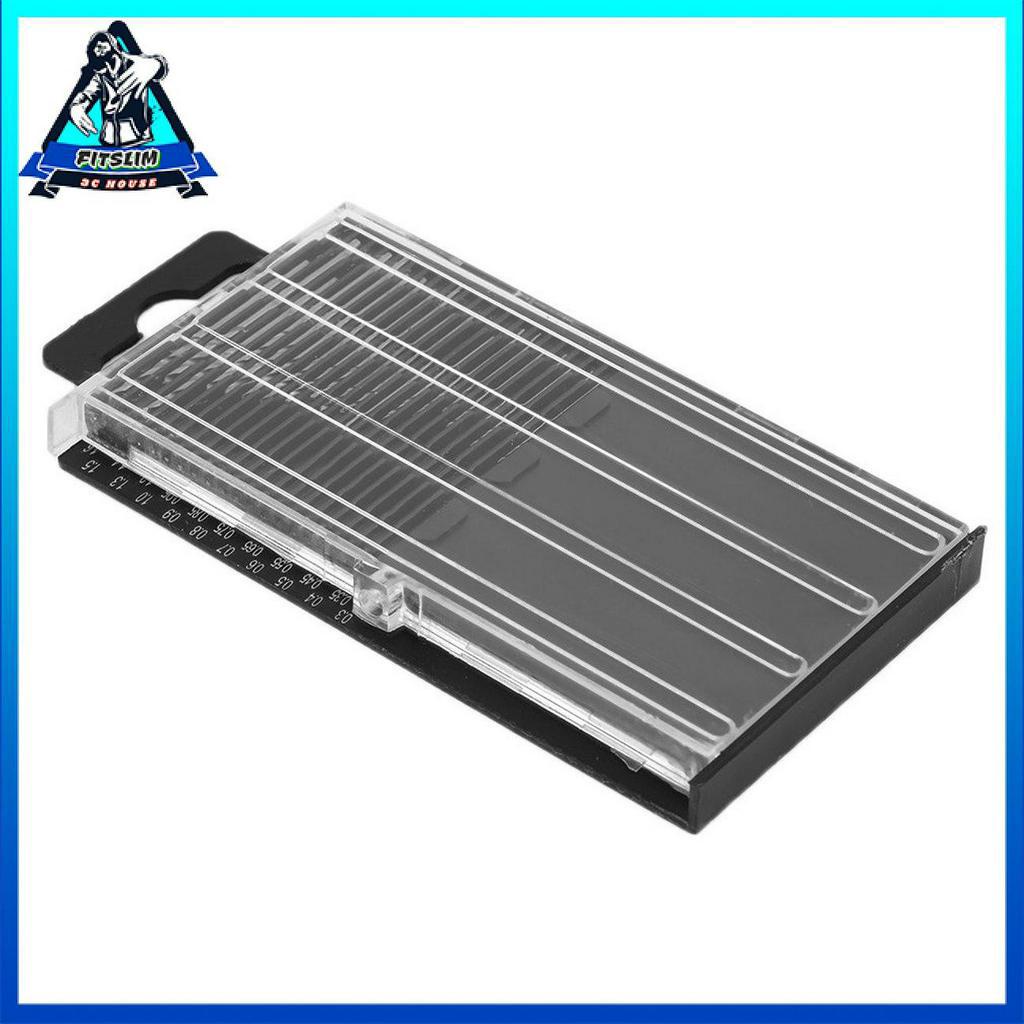 20 chiếc Mini HSS Công cụ điện gia công kim loại Bộ mũi khoan xoắn thép tốc độ cao