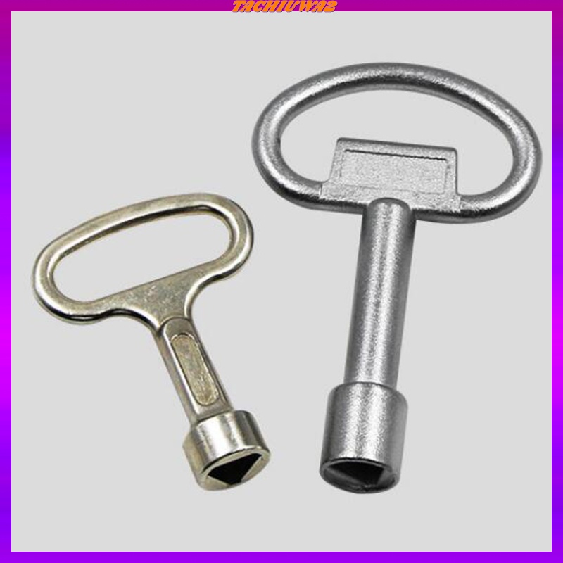 2 Chìa Khóa Cửa Thang Máy Hình Tam Giác Đường Kính 9mm