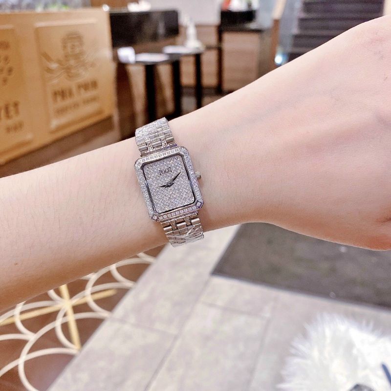 Đồng Hồ Nữ PG piaget mặt chữ nhật đính đá