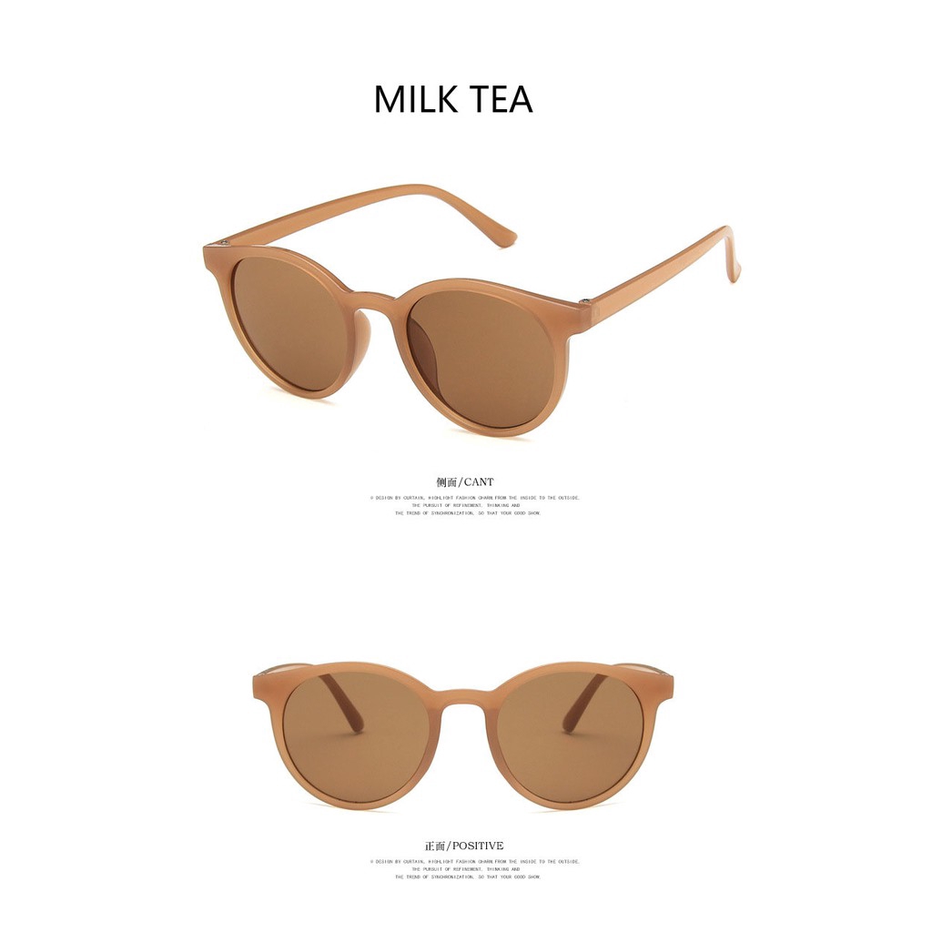 Kính mát gọng tròn phong cách Hàn Quốc cho nam nữ | BigBuy360 - bigbuy360.vn