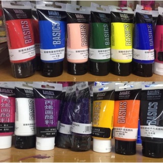 bột màu vẽ Basic tuýp 75ml