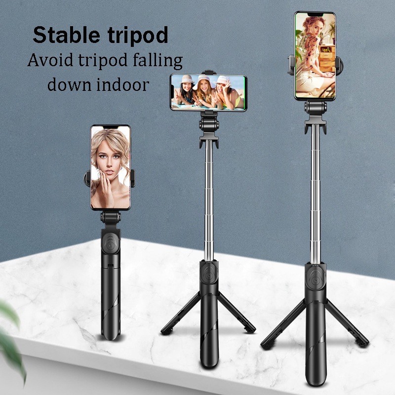 Gậy Chụp Ảnh Selfie T2 Cho Điện Thoại Kết Nối Bluetooth Không Dây | BigBuy360 - bigbuy360.vn