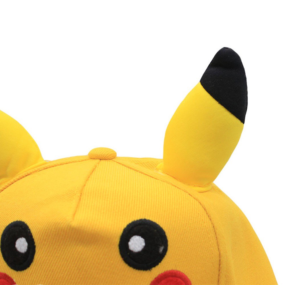 Mũ Lưỡi Trai Phối Lưới In Hình Pikachu Nhiều Màu Sắc Cho Bé