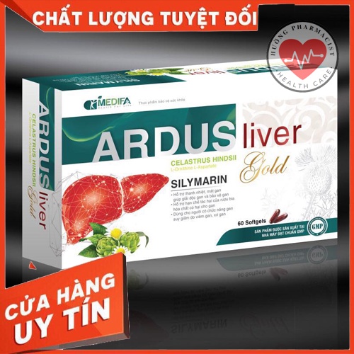 Viên Uống Ardus liver- Hỗ Trợ Tăng cường chức năng gan - Hộp 60 viên