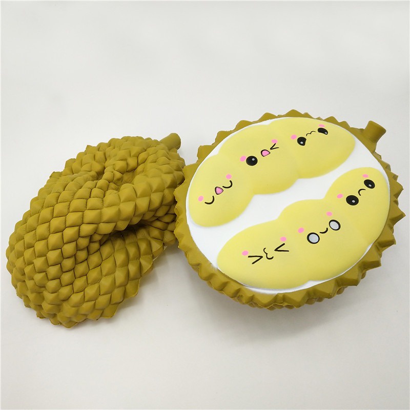 Squishy NỬA QUẢ SẦU RIÊNG BIỂU CẢM CẢM XÚC Đẹp Đại Khổng Lồ Chính Hãng