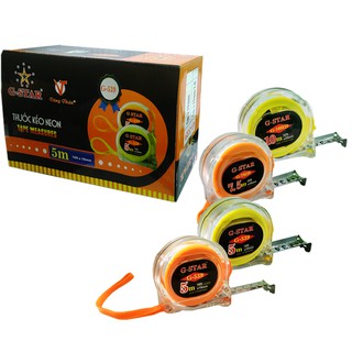 THƯỚC KÉO NHỰA TRONG 2 MẶT 5M*19MM